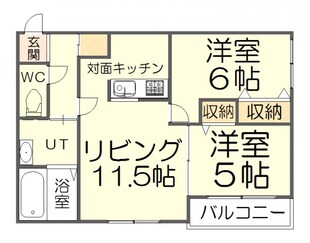 アストリア琴似の物件間取画像